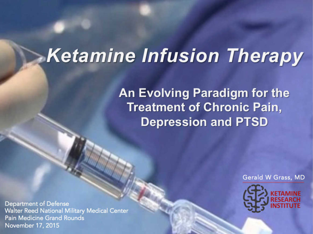 Walter Reed Medical Center Ketamine Infusion Therapy